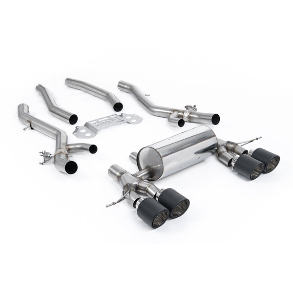 Milltek GPF-back udstødning – BMW 3-serie G80 M3 & M3 Competition S58 3.0 Turbo fra – resoneret – produktbillede 17