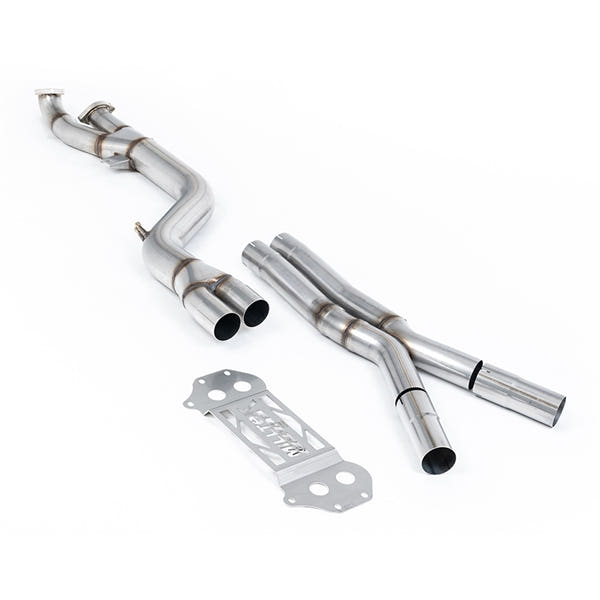 Milltek axle-back udstødning til BMW 3-serie G80/G81 M3 & M3 Competition S58 3.0 Turbo inkl. Touring & xDrive modeller
