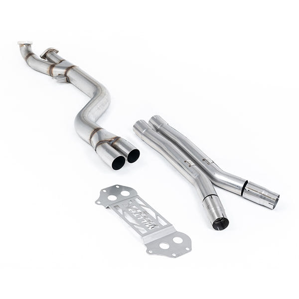 Milltek axle-back udstødning til BMW 3 Serie G80 M3 & M3 Competition S58 3.0 Turbo, ikke-resoneret