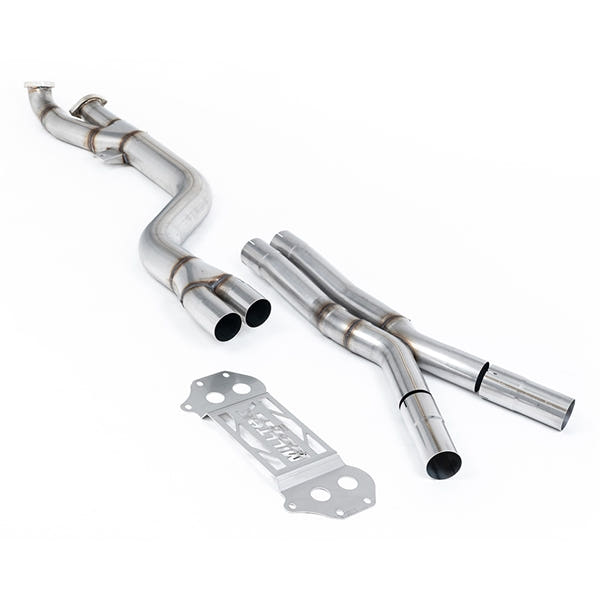 Milltek axle-back udstødning til BMW 3 Serie G80 M3 & M3 Competition S58 3.0 Turbo, ikke-resoneret