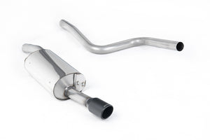 Milltek cat-back udstødning til Ford Fiesta Mk6 ST 150, ikke-resoneret, sorte tips – billede 2
