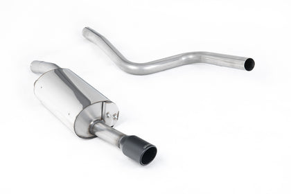 Milltek cat-back udstødning til Ford Fiesta Mk6 ST 150, ikke-resoneret, sorte tips – billede 2