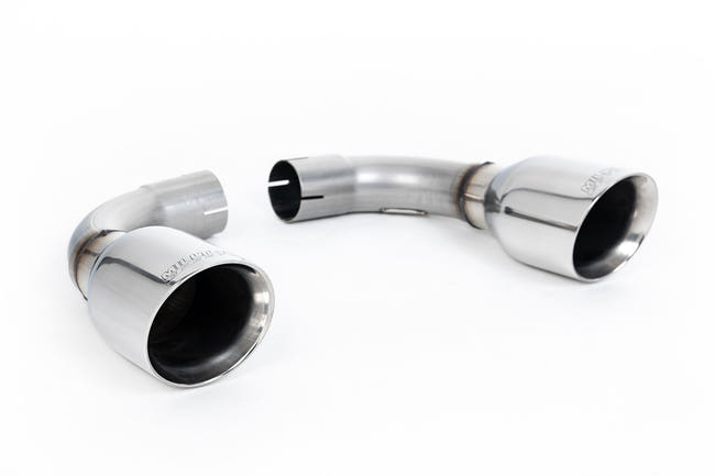 Milltek cat-back udstødning til Ford Focus Mk2 ST 225, resoneret, polerede tips – billede 2