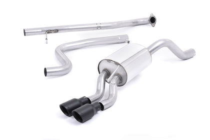 Milltek Cat-Back udstødning – Ford Fiesta Mk7/Mk7.5 1.0T EcoBoost (100/125/140PS) – ikke-resoneret – produktbillede 1
