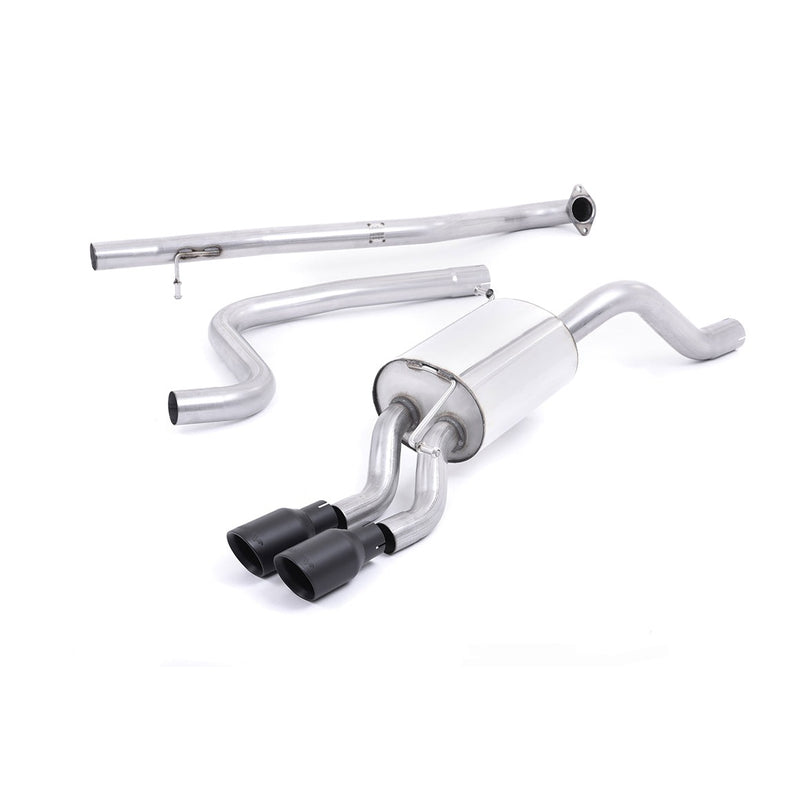 Milltek Cat-Back udstødning – Ford Fiesta Mk7/Mk7.5 1.0T EcoBoost (100/125/140PS) – ikke-resoneret – produktbillede 1