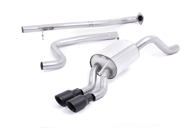 Milltek Cat-Back udstødning – Ford Fiesta Mk7/Mk7.5 1.0T EcoBoost (100/125/140PS) – ikke-resoneret – produktbillede 1