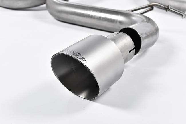 Milltek cat-back udstødning til Ford Focus Mk2 ST 225, race, tips i børstet titanium – billede 2