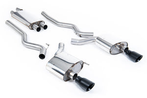 Milltek Cat-Back udstødning – Ford Mustang 2.3 EcoBoost (Fastback) – resoneret – produktbillede 1