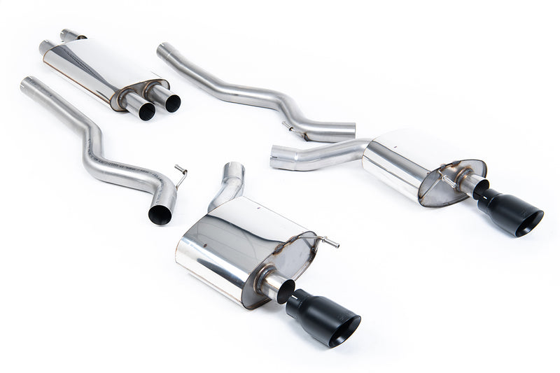 Milltek Cat-Back udstødning – Ford Mustang 2.3 EcoBoost (Fastback) – resoneret – produktbillede 1