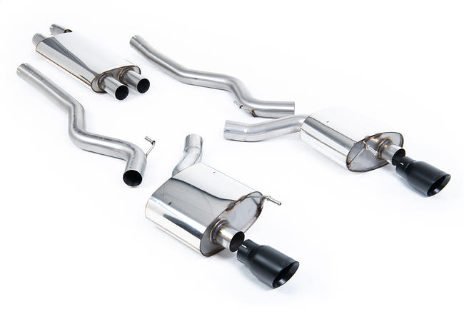 Milltek Cat-Back udstødning – Ford Mustang 2.3 EcoBoost (Fastback) – resoneret – produktbillede 1