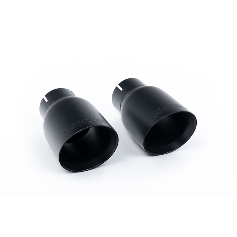 Milltek cat-back udstødning til Ford Mustang 2.3 EcoBoost (Fastback), resoneret, sorte tips – billede 2