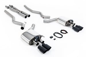Milltek cat-back udstødning til Ford Mustang 5.0 V8 GT (Fastback), sorte tips – billede 3
