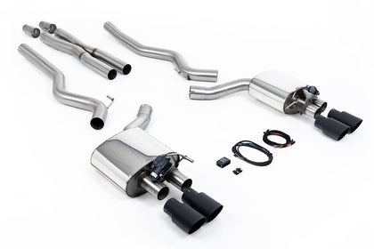 Milltek cat-back udstødning til Ford Mustang 5.0 V8 GT (Fastback), sorte tips – billede 3