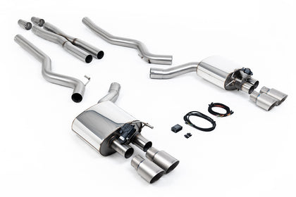 Milltek cat-back udstødning til Ford Mustang 5.0 V8 GT (Fastback), tips i børstet titanium – billede 5