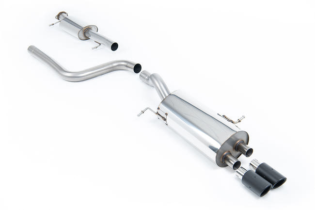 Milltek cat-back udstødning til Ford Fiesta Mk7/Mk7.5 ST 1.6 liter EcoBoost 182PS & ST200, resoneret, tips i kulfiber – billede 2
