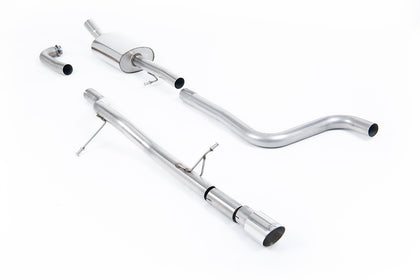 Milltek Cat-Back udstødning – Ford Fiesta Mk8 1.0T EcoBoost ST-Line 3 & 5 dørs – ikke-resoneret – produktbillede 8
