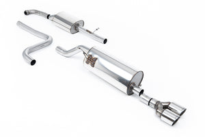 Milltek cat-back udstødning til Ford Fiesta Mk8 1.0T EcoBoost ST-Line 3 & 5 dørs, polerede tips – billede 2