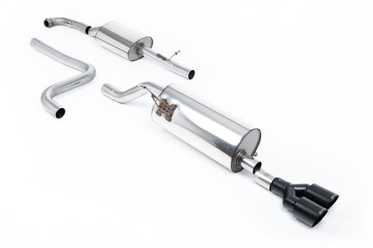 Milltek cat-back udstødning til Ford Fiesta Mk8 1.0T EcoBoost ST-Line 3 & 5 dørs, sorte tips – billede 4