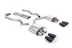 Milltek cat-back udstødning til Ford Mustang 5.0 V8 GT, sorte tips – billede 3
