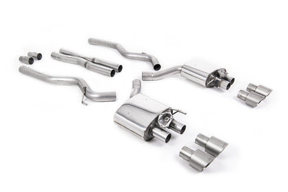 Milltek cat-back udstødning til Ford Mustang 5.0 V8 GT, tips i børstet titanium – billede 5