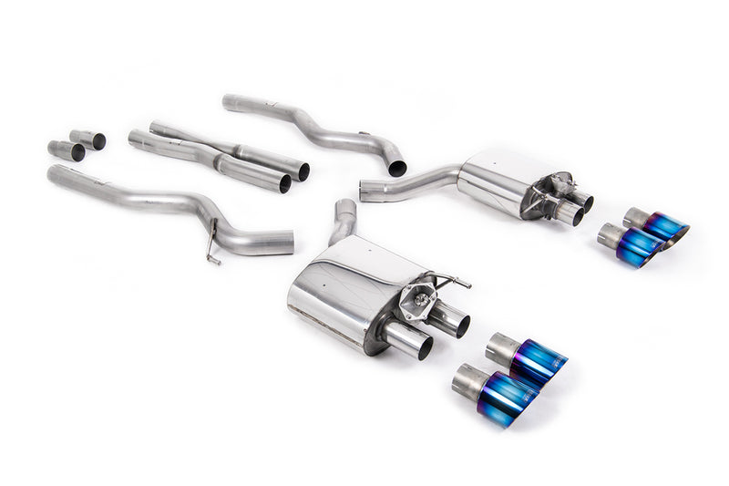 Milltek cat-back udstødning til Ford Mustang 5.0 V8 GT, tips i brændt titanium – billede 7