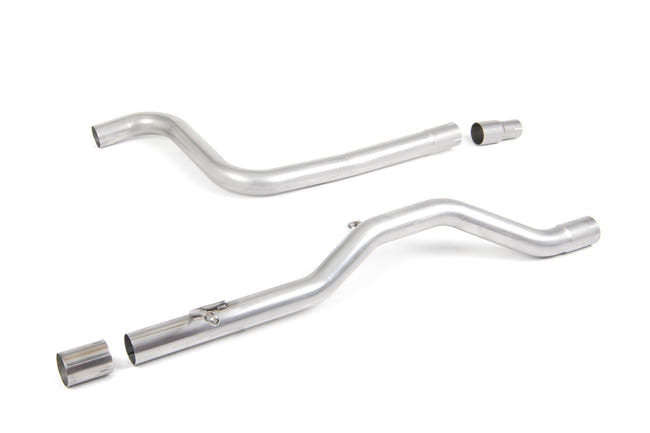 Milltek cat-back udstødning til Ford Fiesta Mk8 1.0T EcoBoost ST-Line 3 & 5 dørs, ikke-resoneret, polerede tips
