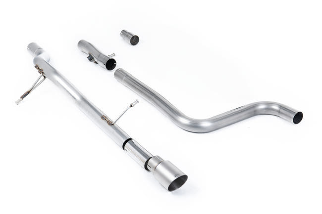 Milltek cat-back udstødning til Ford Fiesta Mk8 1.0T EcoBoost ST-Line 3 & 5 dørs (155ps Hybrid OPF/GPF Models kun, ikke-resoneret
