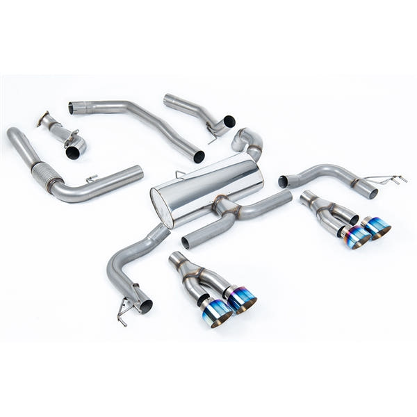 Milltek cat-back udstødning til Honda Civic Type R FK2 turbo 2.0 liter i-VTEC, Road+