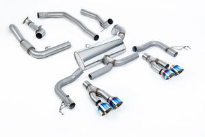 Milltek cat-back udstødning til Honda Civic Type R FK2 turbo 2.0 liter i-VTEC, race