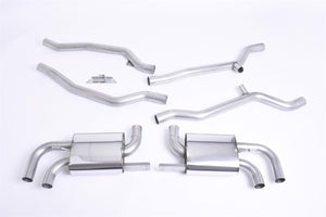 Milltek cat-back udstødning til Porsche Cayenne 958 Turbo 4.8 V8, ikke-resoneret – billede 2