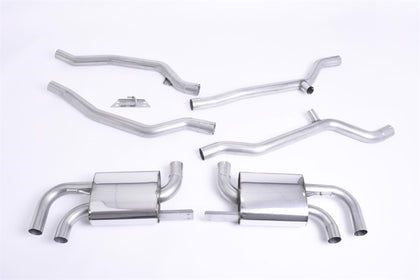 Milltek cat-back udstødning til Porsche Cayenne 958 Turbo 4.8 V8, ikke-resoneret – billede 2