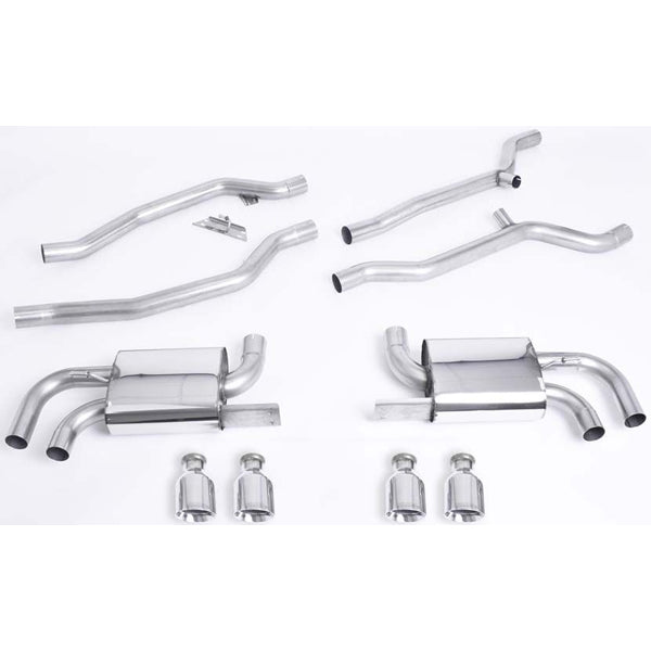 Milltek Cat-Back udstødning – Porsche Cayenne 958 Turbo 4.8 V8 – ikke-resoneret – produktbillede 8