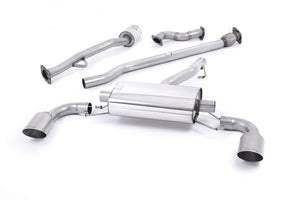 Milltek cat-back udstødning til Subaru BRZ 2.0-liter, ikke-resoneret, tips i børstet titanium – billede 4