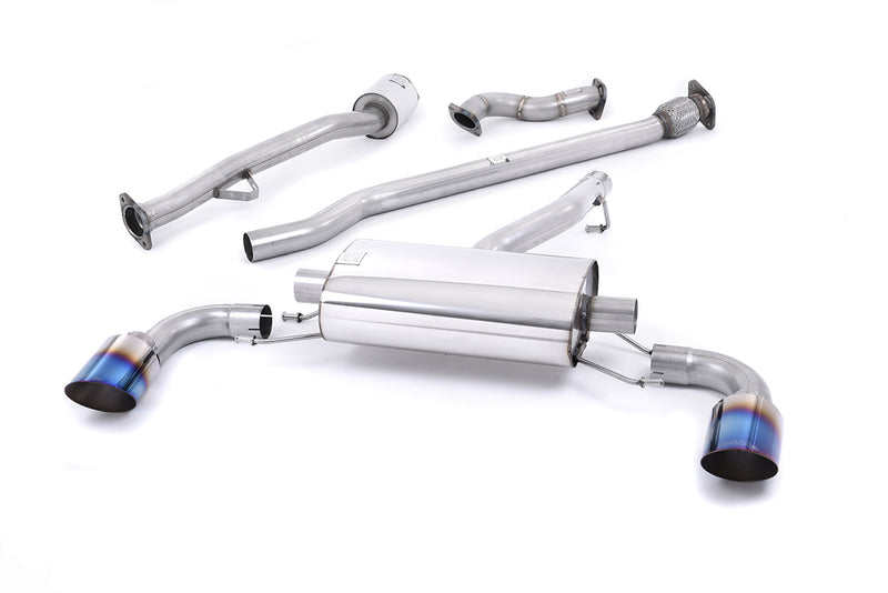 Milltek cat-back udstødning til Subaru BRZ 2.0-liter, ikke-resoneret, tips i brændt titanium – billede 6