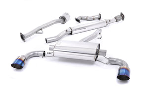 Milltek cat-back udstødning til Subaru BRZ 2.0-liter, resoneret, tips i brændt titanium – billede 6