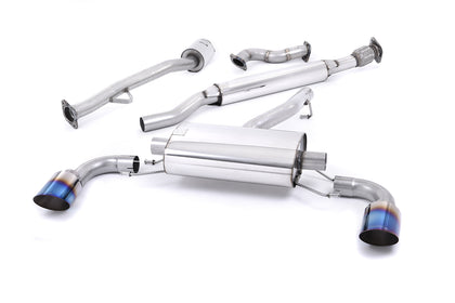 Milltek cat-back udstødning til Subaru BRZ 2.0-liter, resoneret, tips i brændt titanium – billede 6