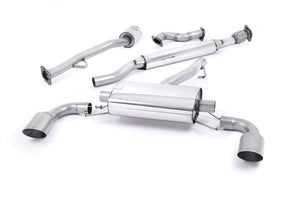Milltek cat-back udstødning til Subaru BRZ 2.0-liter, resoneret, tips i børstet titanium – billede 4