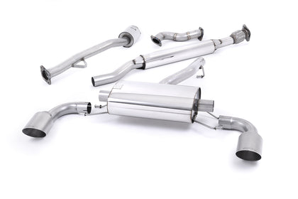 Milltek cat-back udstødning til Subaru BRZ 2.0-liter, resoneret, tips i børstet titanium – billede 4