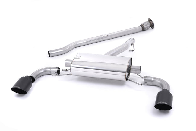 Milltek cat-back udstødning til Toyota GT86 2.0 liter, ikke-resoneret, sorte tips – billede 4