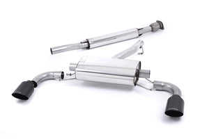 Milltek cat-back udstødning til Toyota GT86 2.0 liter, resoneret, sorte tips – billede 6