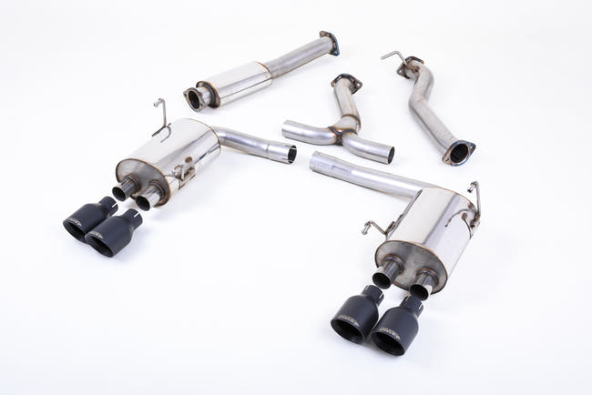 Milltek cat-back udstødning til Subaru Impreza WRX STi Sedan, sorte tips – billede 2