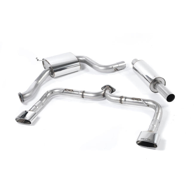 Milltek cat-back udstødning til Seat Leon Cupra 280 & 290 2.0 TSI, ikke-resoneret, polerede tips – billede 3