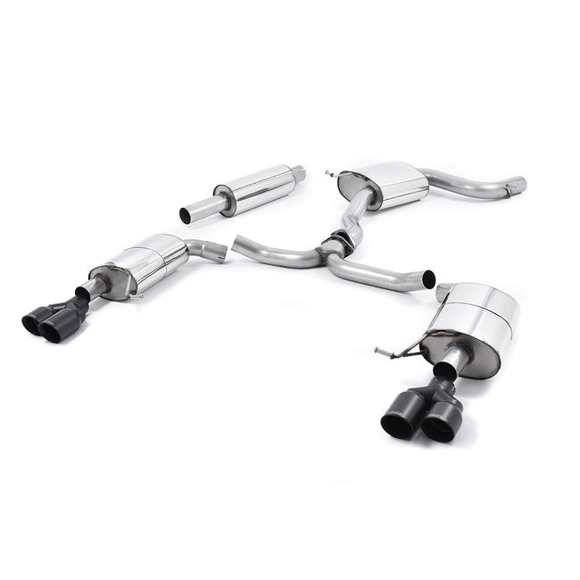 Milltek cat-back udstødning til Seat Leon ST Cupra 280 & 290 2.0 TSI, sorte tips – billede 2