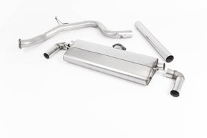 Milltek cat-back udstødning til Seat Leon Cupra 300 2.0 TSI, ikke-resoneret, sorte tips – billede 4