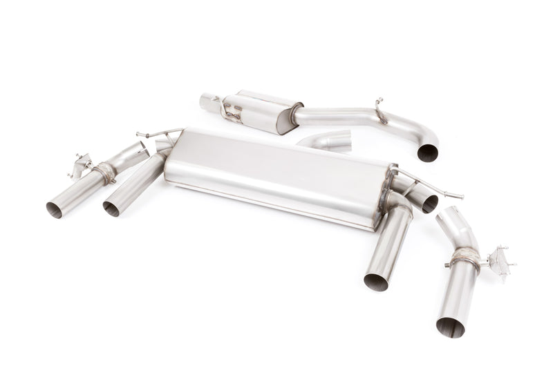 Milltek cat-back udstødning til Seat Ateca Cupra 300 4Drive, resoneret, tips i brændt titanium – billede 5