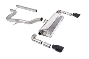 Milltek cat-back udstødning til Seat Leon Cupra R 310PS, ikke-resoneret, sorte tips – billede 3