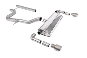 Milltek cat-back udstødning til Seat Leon Cupra R 310PS, ikke-resoneret, tips i børstet titanium – billede 5