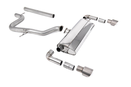 Milltek cat-back udstødning til Seat Leon Cupra R 310PS, ikke-resoneret, tips i børstet titanium – billede 5