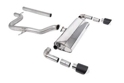 Milltek cat-back udstødning til Seat Leon Cupra R 310PS, ikke-resoneret, tips i kulfiber – billede 8