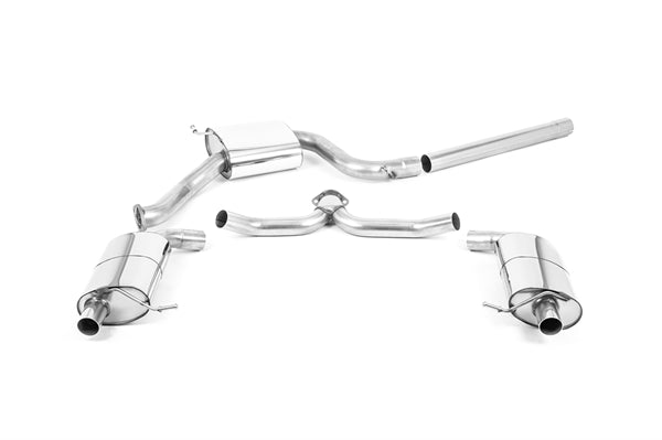 Milltek cat-back udstødning til Skoda Octavia vRS 2.0 TSI 245PS hatchback & Stationcar, resoneret